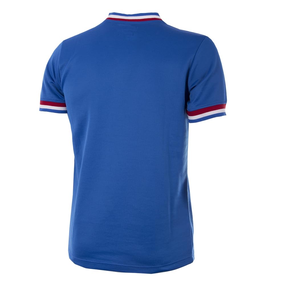 Copa - France 1971aillot de Football rétro - Homme - Bleu