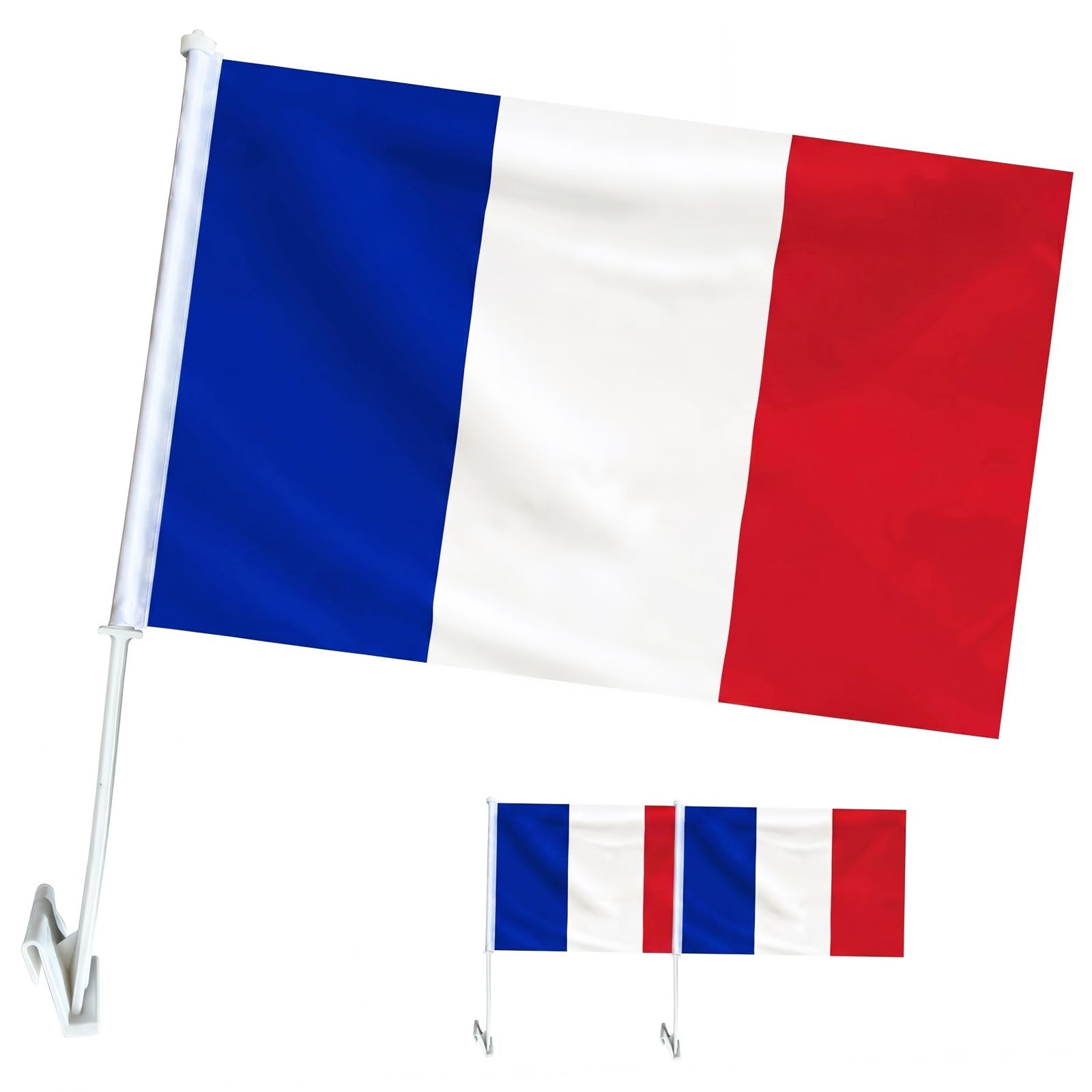 YESAH Cape Drapeau Français pour Coupe du Monde 2026,90x150cm,Cape de Supporter France en Polyester, Légère et Portable pour Stade, Matchs, Fêtes et Événements Sportifs