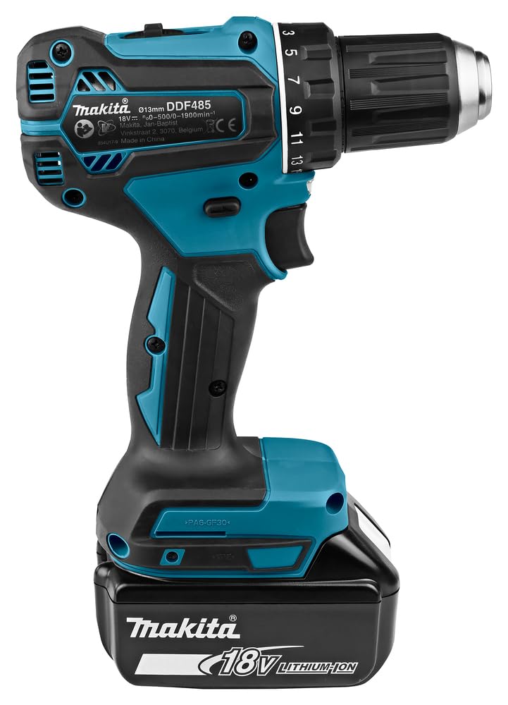 Perceuse visseuse 18V LXT (2x5,0 Ah) en MAKPAC - MAKITA DDF485RTJ