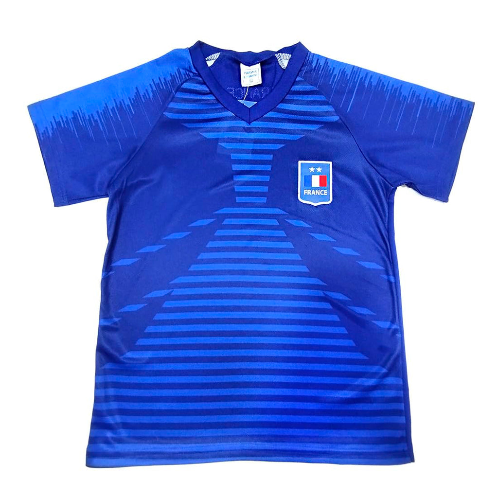 T-shirt de France, vêtements de football, adultes unisexe, t-shirt de football, cadeaux de football, t-shirt de sport, vêtements de sport