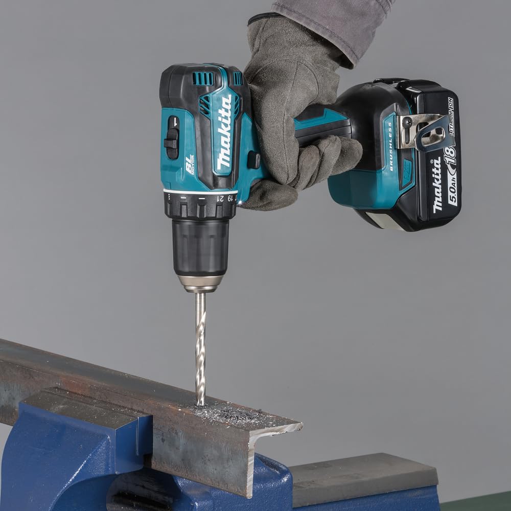 Perceuse visseuse 18V LXT (2x5,0 Ah) en MAKPAC - MAKITA DDF485RTJ