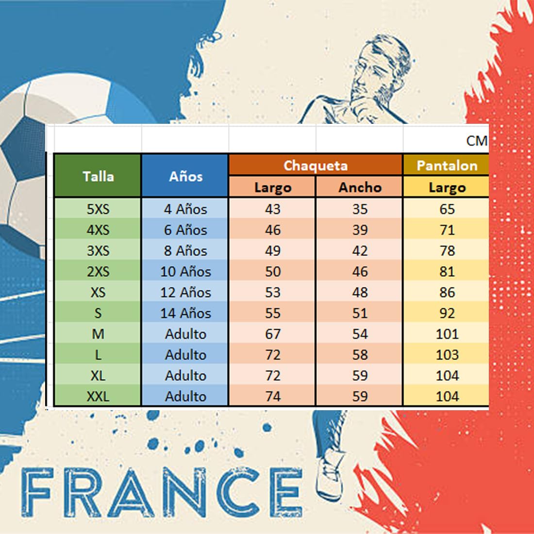 T-shirt de France, vêtements de football, adultes unisexe, t-shirt de football, cadeaux de football, t-shirt de sport, vêtements de sport
