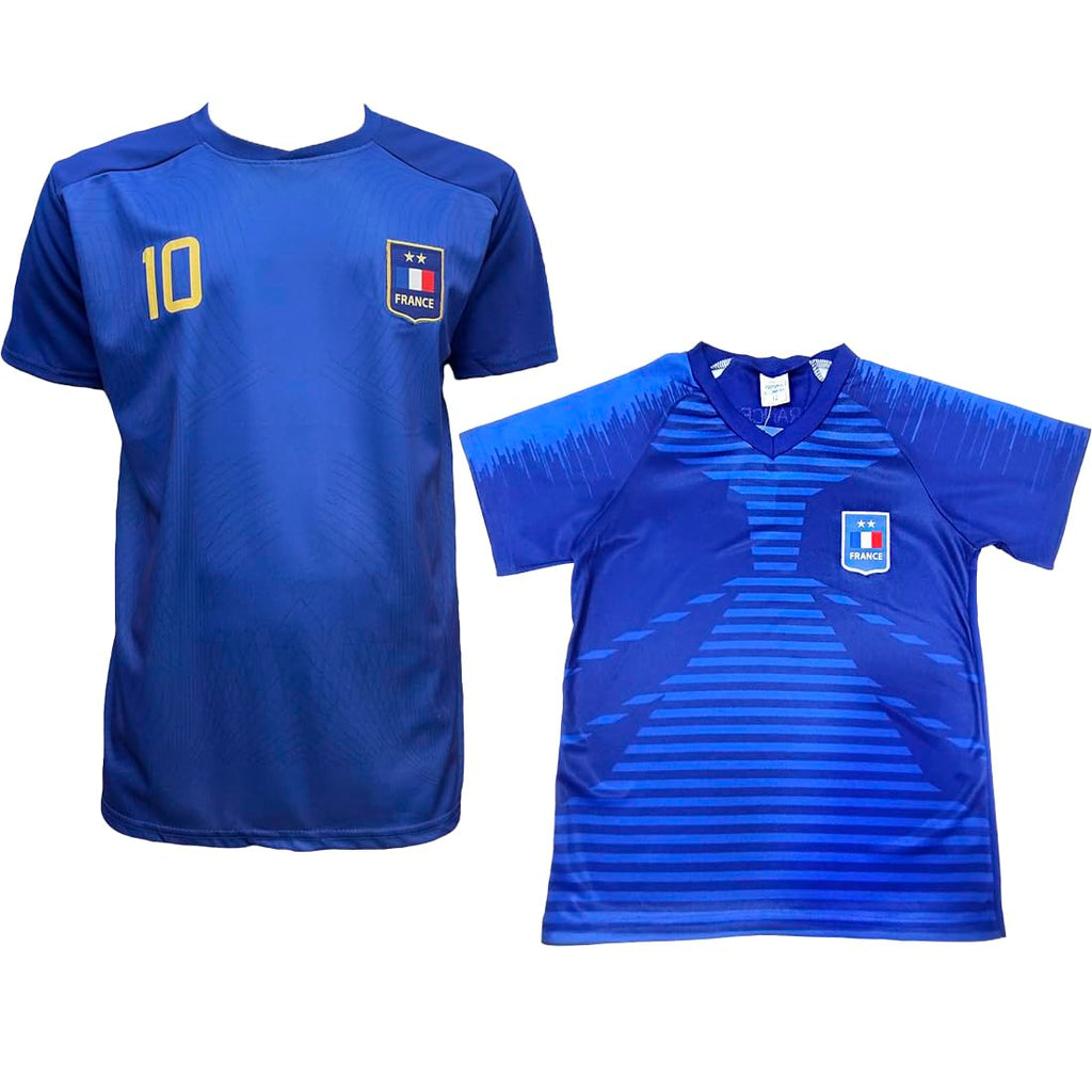 T-shirt de France, vêtements de football, adultes unisexe, t-shirt de football, cadeaux de football, t-shirt de sport, vêtements de sport
