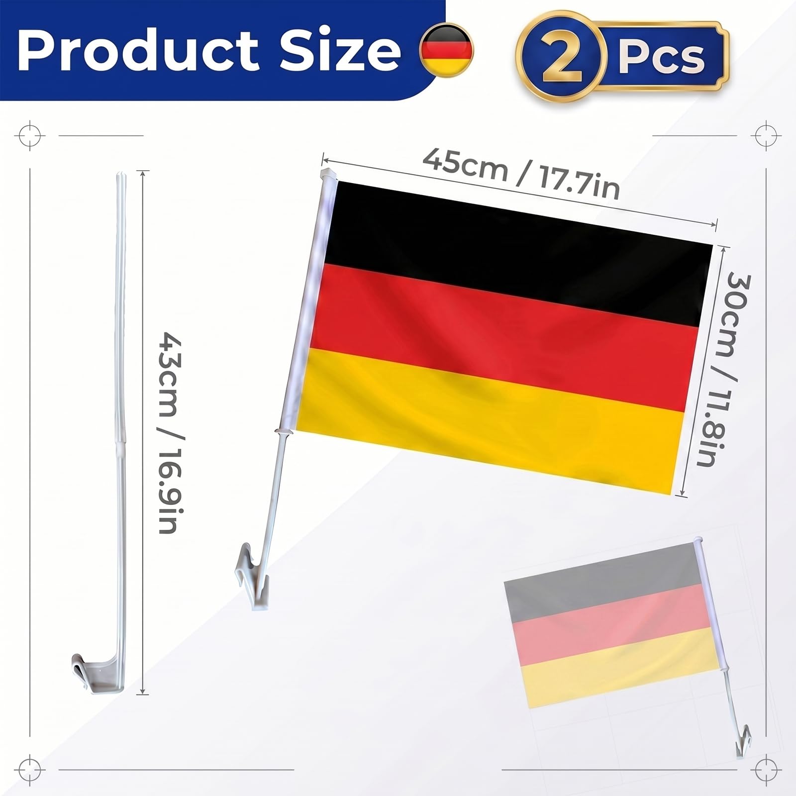 YESAH Cape Drapeau Français pour Coupe du Monde 2026,90x150cm,Cape de Supporter France en Polyester, Légère et Portable pour Stade, Matchs, Fêtes et Événements Sportifs