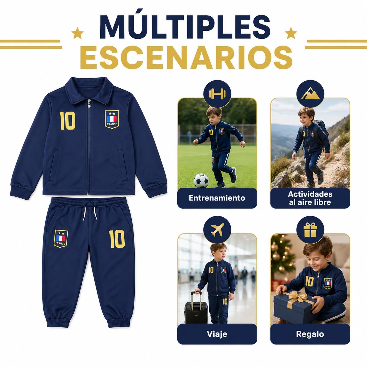 T-shirt de France, vêtements de football, adultes unisexe, t-shirt de football, cadeaux de football, t-shirt de sport, vêtements de sport