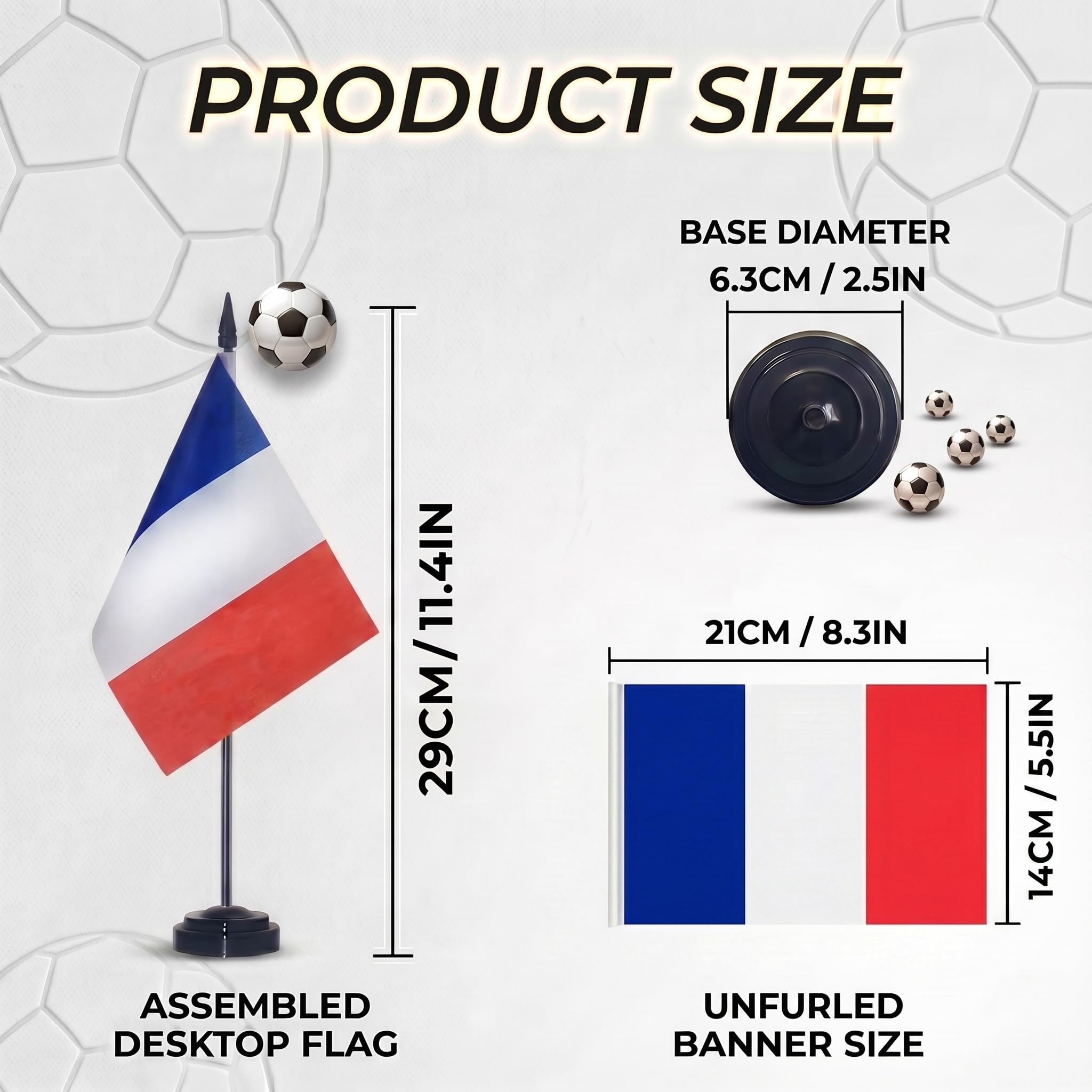 YESAH Cape Drapeau Français pour Coupe du Monde 2026,90x150cm,Cape de Supporter France en Polyester, Légère et Portable pour Stade, Matchs, Fêtes et Événements Sportifs