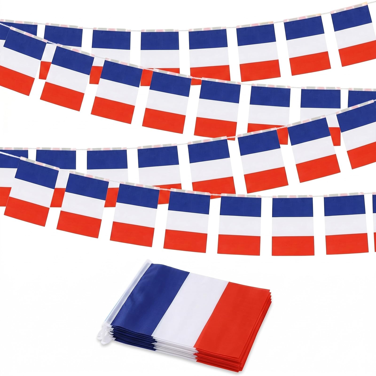 YESAH Cape Drapeau Français pour Coupe du Monde 2026,90x150cm,Cape de Supporter France en Polyester, Légère et Portable pour Stade, Matchs, Fêtes et Événements Sportifs