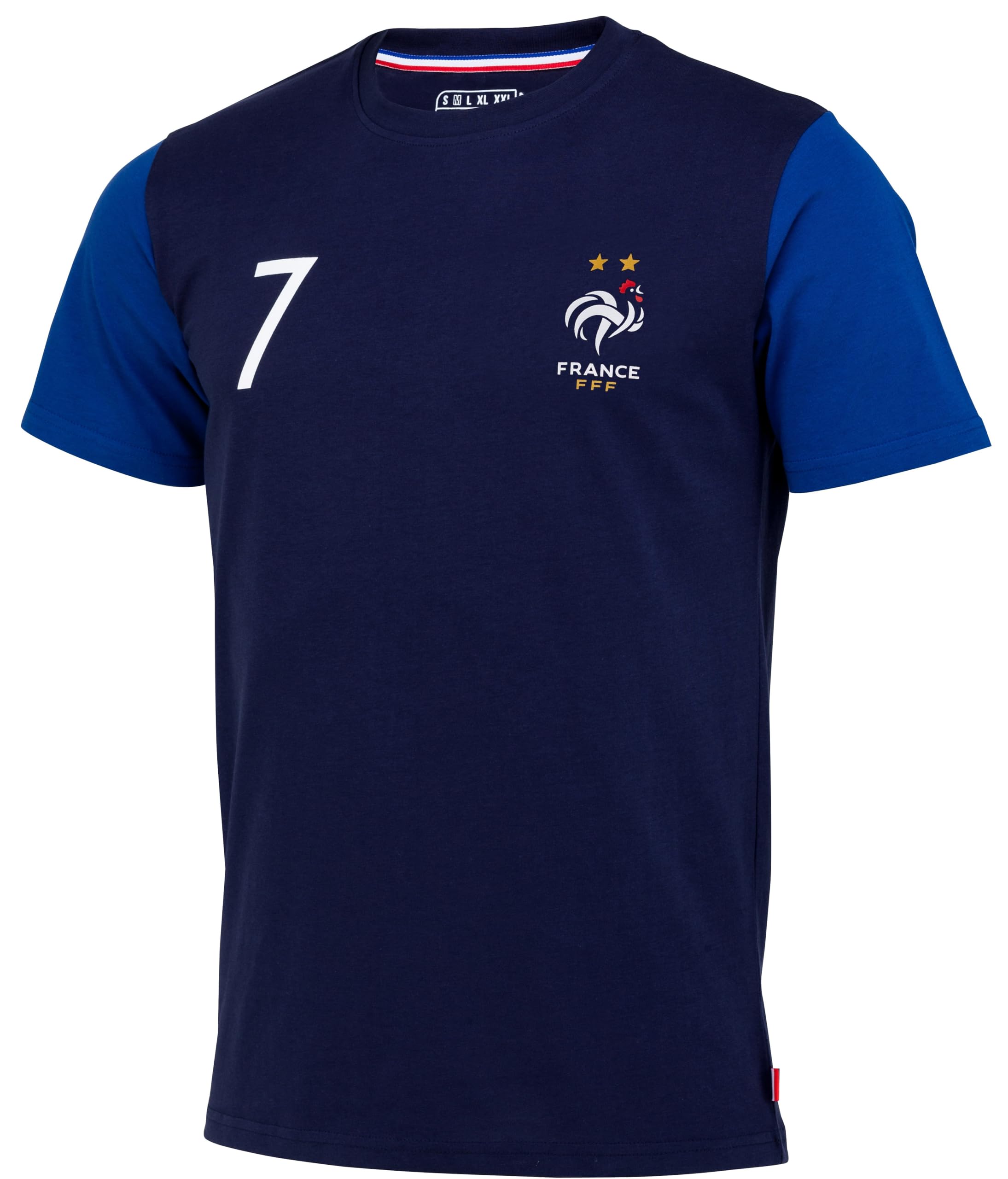 Equipe de FRANCE de football T-Shirt FFF - Ousmane DEMBELE - Collection Officielle Taille Homme
