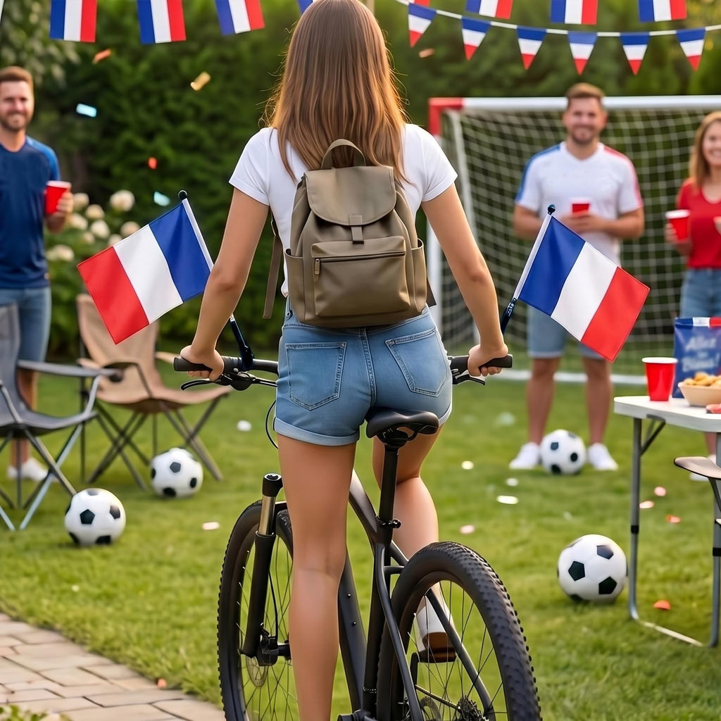 YESAH Cape Drapeau Français pour Coupe du Monde 2026,90x150cm,Cape de Supporter France en Polyester, Légère et Portable pour Stade, Matchs, Fêtes et Événements Sportifs