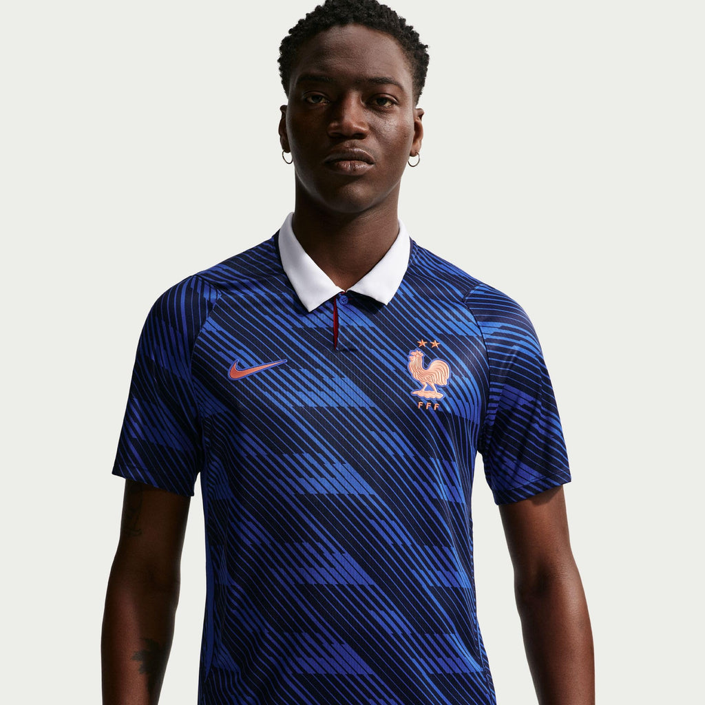 Nike FFF 2026 Stadium Domicile Maillot de Foot Replica Nike Dri-fit pour Homme Réplique du Maillot de Football Homme (Lot de 1)