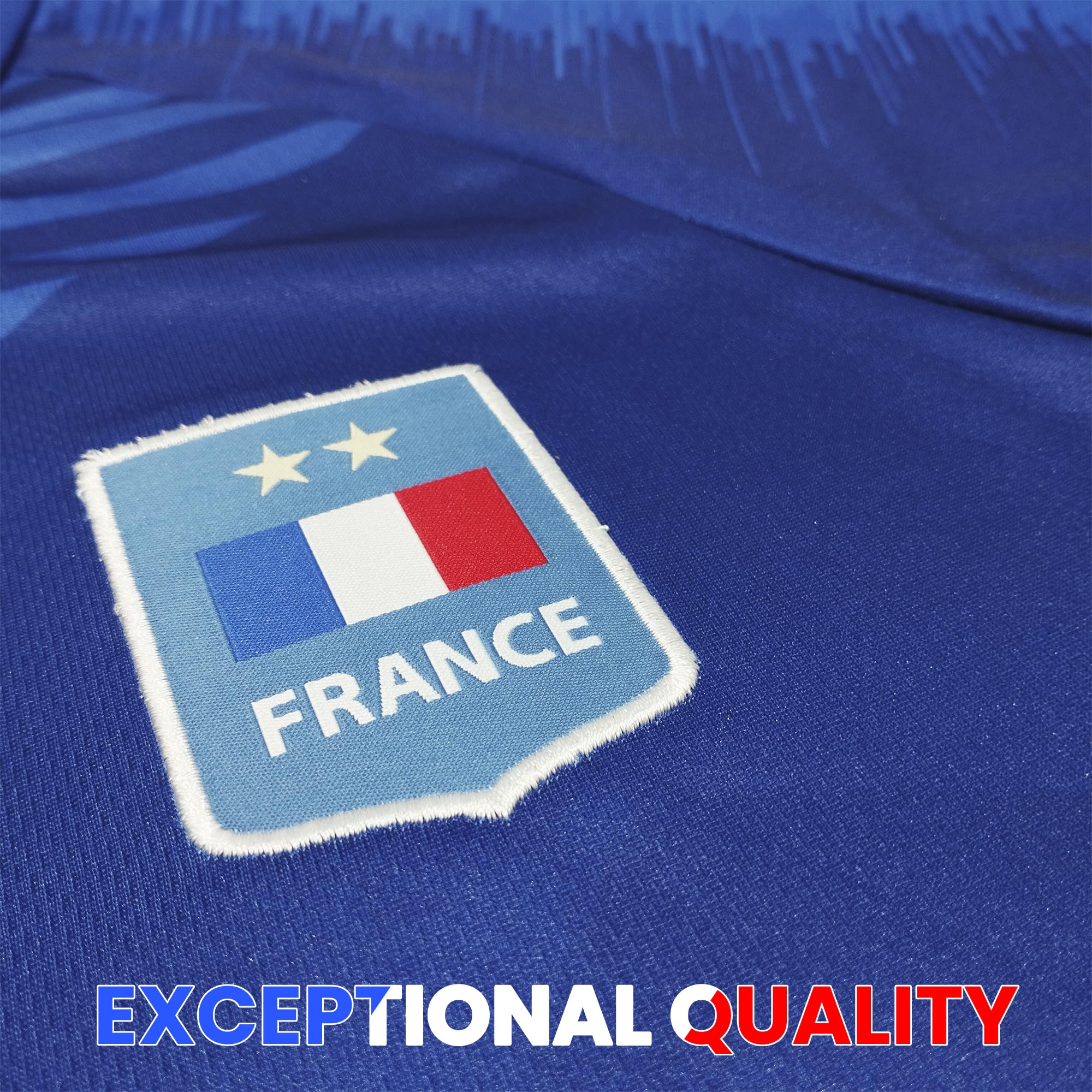T-shirt de France, vêtements de football, adultes unisexe, t-shirt de football, cadeaux de football, t-shirt de sport, vêtements de sport