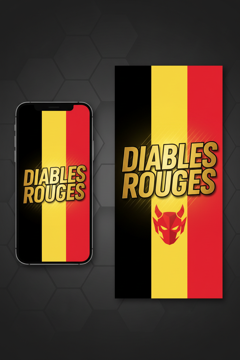 Fond d'écran Diables Rouges Belgique