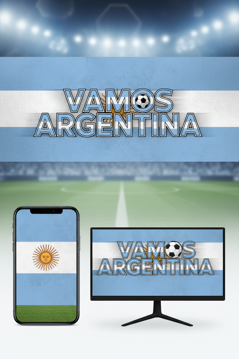 Fond d'écran Vamos Argentina