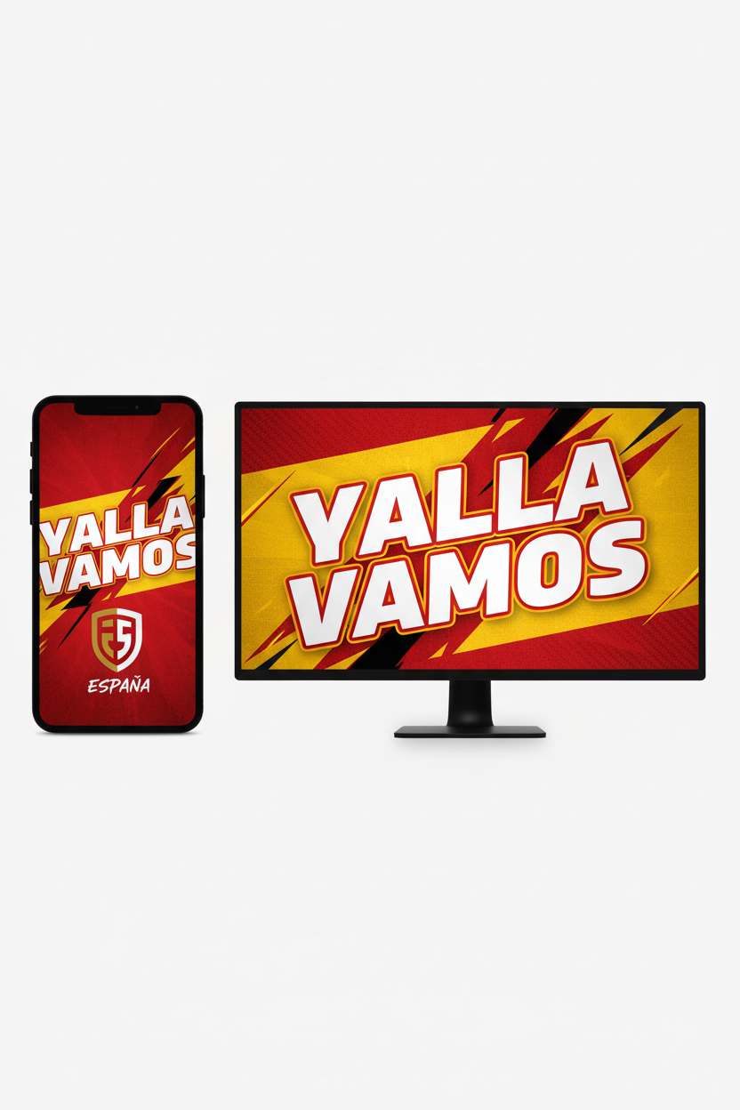 Fond d'écran Yalla Vamos Espagne